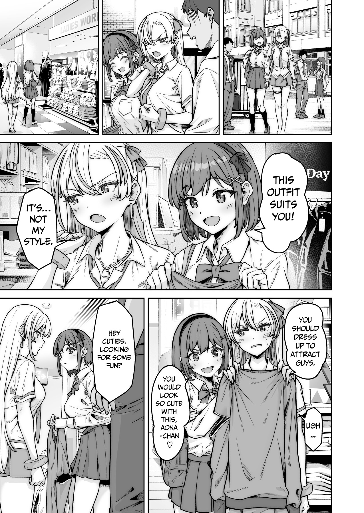 Hentai Manga Comic-Aona-chan's Strongest Legendary Sex Road ~A Yankee with a Super Sensitive Body~-Read-6